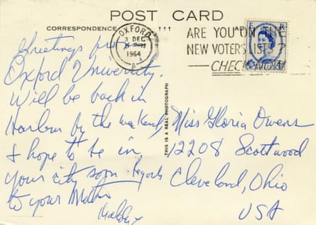 A postcard from Oxford written by Malcolm X.