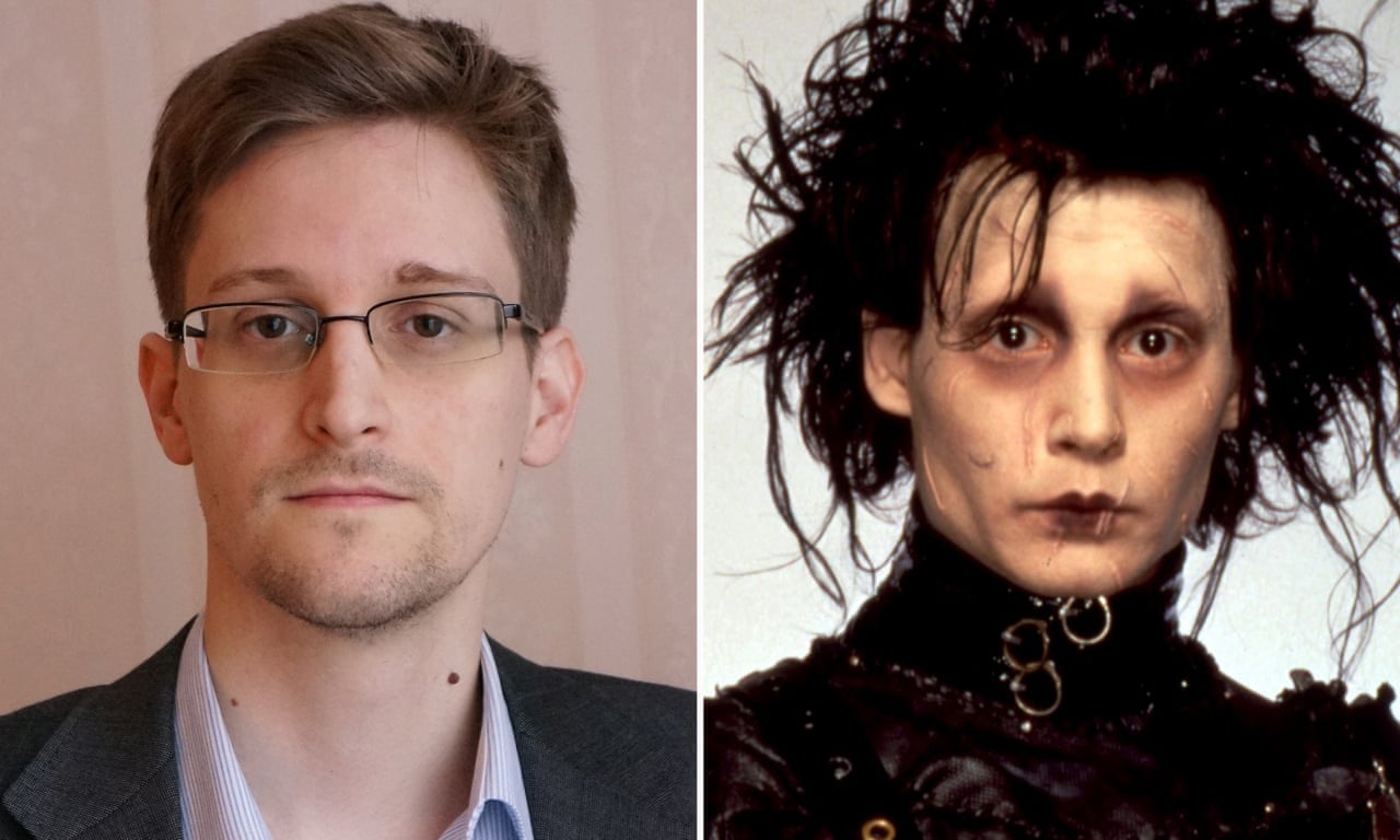 Edwid Rudd Face Edward Scissorhands Face