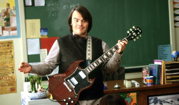 Jack Black in Richard Linklater's film School Of Rock