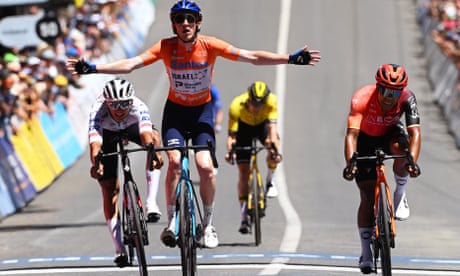 Stephen Williams wins dramatic final stage and first Tour Down Under title