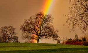 Clydebank, Scotland ‘Glancing out the window, I saw this dazzling rainbow. I hurried to my local park in Dalmuir and was lucky enough to get this picture before the rainbow faded.’