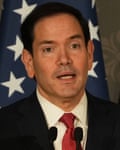 Marco Rubio, US secretary of state.