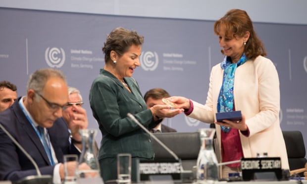 Outgoing UN climate chief Christiana Figueres