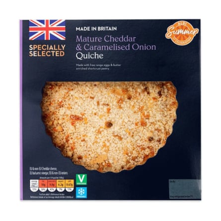 Aldi Specially Selected Balsamic Onion & Mature cheddar cheese Quiche