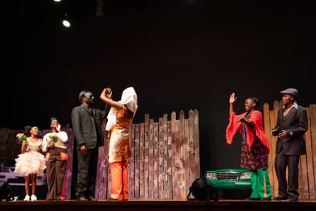 A scene in the play