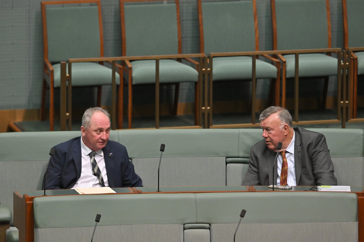 One Nation MPs Barnaby Joyce and David Farley
