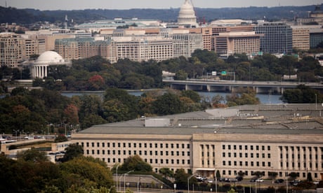 The Pentagon building in Arlington, Virginia.