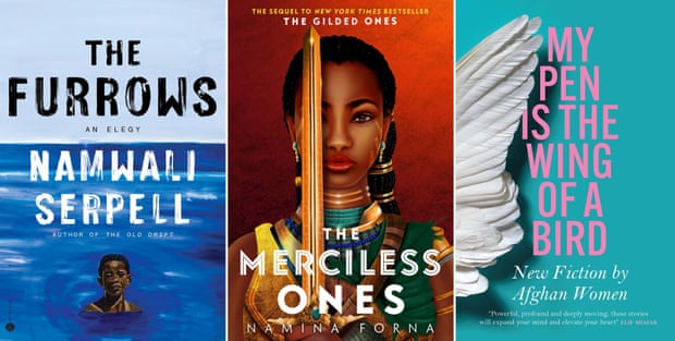 The covers of The Furrows, The Merciless Ones and My Pen is the Wing of a Bird