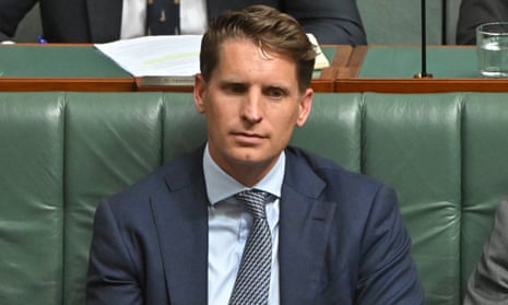 Shadow defence minister Andrew Hastie in parliament