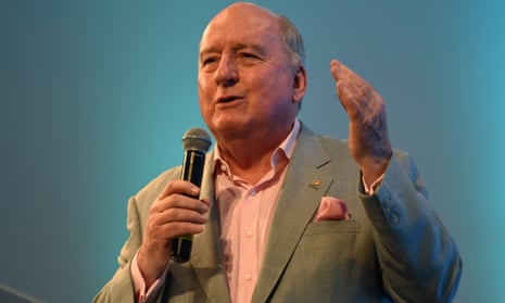 Radio presenter Alan Jones