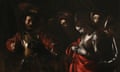 Hypnotic and cinematic … The Martyrdom of Saint Ursula, 1610, with a cameo by Caravaggio who is pictured behind Ursula.
