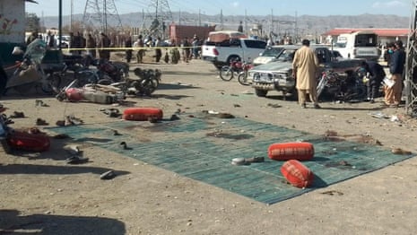 Pakistan: two explosions hit party offices in Balochistan in run-up to elections – video