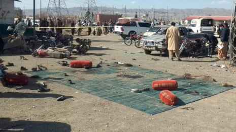 Islamic State claims responsibility for bombings on eve of Pakistan election | Pakistan | The Guardian