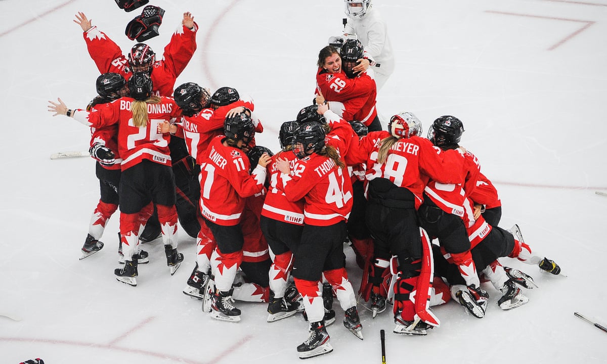 canada upset usa in ot thriller to become women s ice hockey world champions ice hockey the guardian canada upset usa in ot thriller to become women s ice hockey world champions ice hockey the guardian