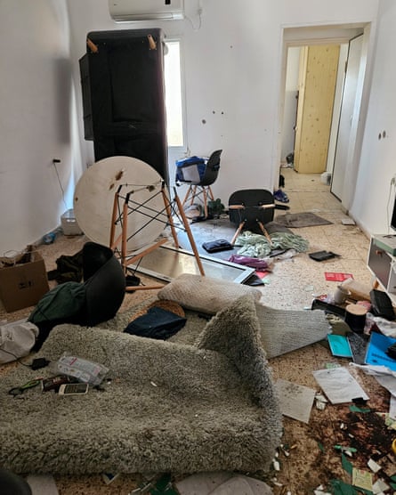 ransacked inside of home