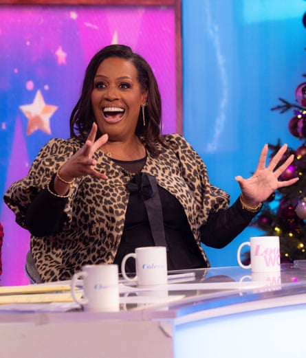 Queen of ‘hun culture’ Alison Hammond on ITV’s Loose Women, December 2025.