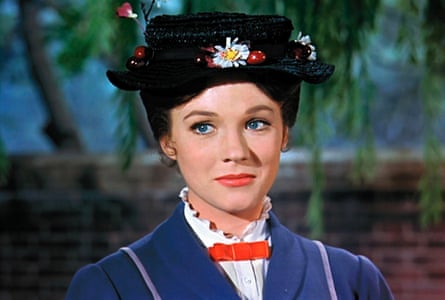 Practically perfect … Julie Andrews in Mary Poppins (1964), for which she won an Oscar.