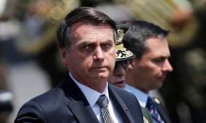 Brazil’s president Jair Bolsonaro.