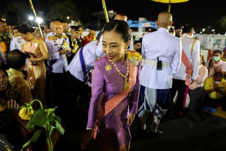 Bajrakitiyabha smiling at supporters