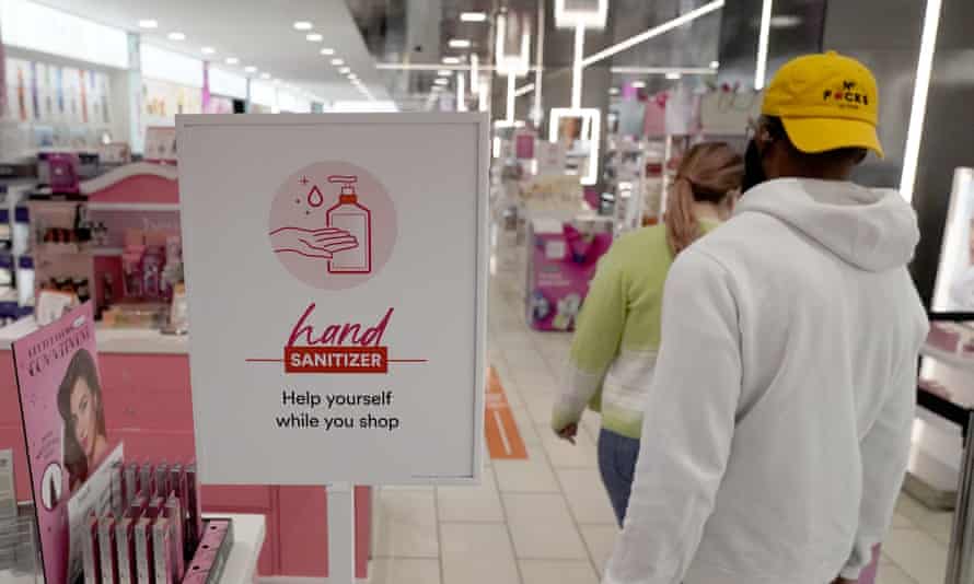 Shoppers Cassie Howard, left, and Paris Black browse an Ulta store in Chicago.
