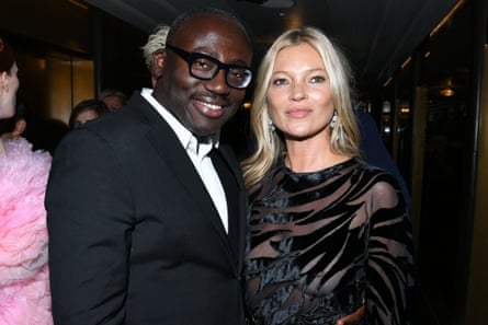 Edward Enninful and Kate Moss