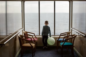 A young boy on the ferry between the capital Torshavn and the southernmost island SuduroyWhilst the men go to sea, the young women are drawn abroad for study or training in Copenhagen or other European cities. More than half of those who leave never return and as a result the population of 54,000 has a gender deficit of around 2000 women—the deficit is 10% among women of reproductive age