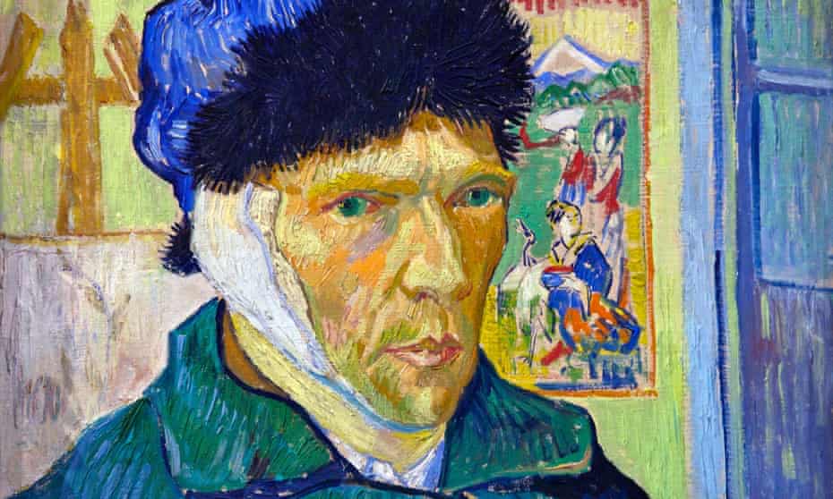 Self-Portrait with Bandaged Ear, by Vincent van Gogh (1889).