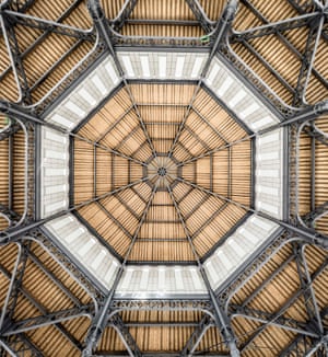 The renovated roof of the Sant Antoni market.