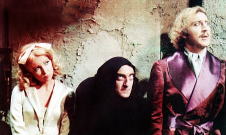 Teri Garr, Marty Feldman and Gene Wilder in Young Frankenstein.