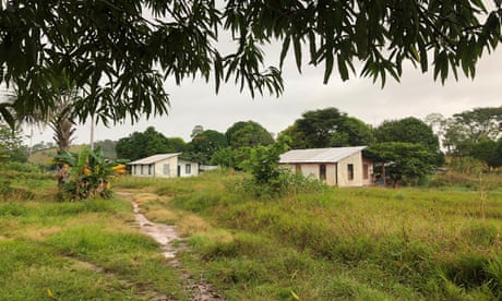 A general view of residential houses in a village that residents say is controlled by the guerrillas near the Colombian border outside of Puerto Ayacucho, Amazonas, Venezuela December 1, 2020. Picture taken December 1, 2020. REUTERS/Sarah Kinosian