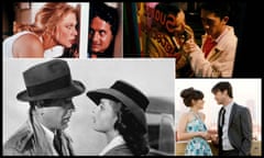 From clockwise: The War of the Roses, Happy Together, 500 Days of Summer and Casablanca
