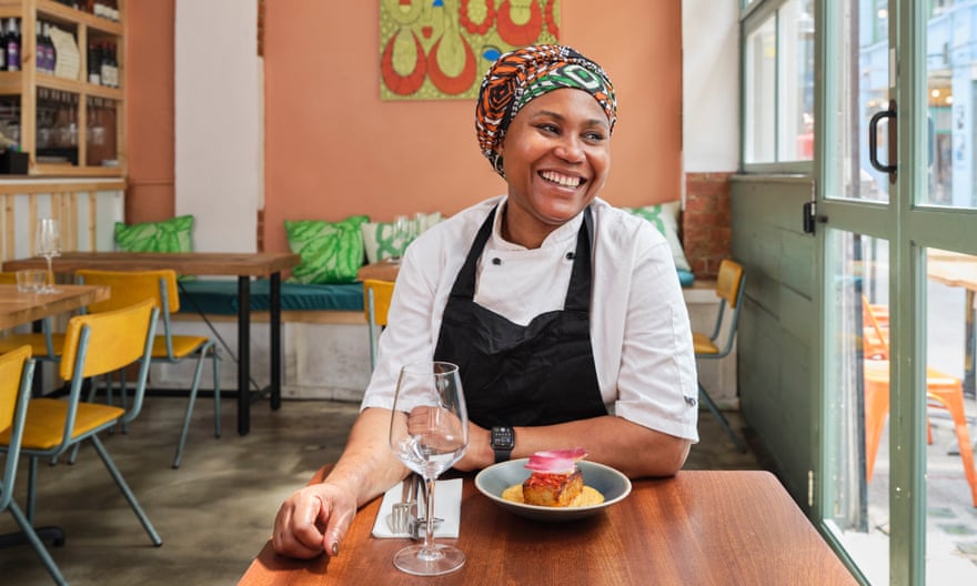 Adejoké Bakare, chef-owner of the West African restaurant Chishuru, in Brixton.