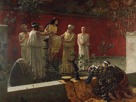 The Oracle; Camillo Miola, Biacca, Italian, Neapolitan, 1840-1919, 1880; Oil on canvas