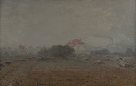 Monet’s Effet de Brouillard (1872) depicts Argenteuil, near Paris