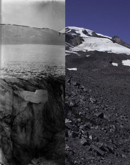 Mazama glacier, located on Mount Adams in Washington. Guardian Design.