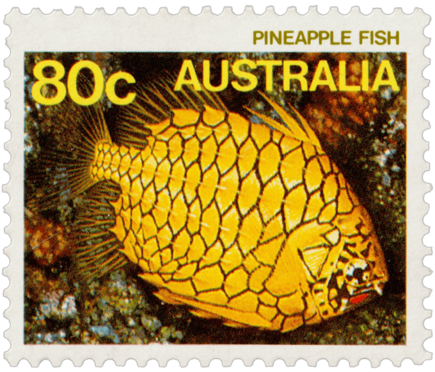 1985 Marine Life - Pineapple Fish Stamp