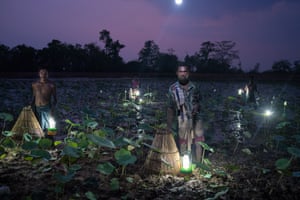 Solar Portraits, India, by Ruben Salgado Escudero Villagers trap fish using cone-shaped baskets and solar light in Odisha. Fewer than half of the state’s 42 million residents use grid electricity. Roughly 1.1 billion people in the world live without access to electricity, and close to a quarter of them are in India. The portrait was set up using solar lights as the only source of illumination.