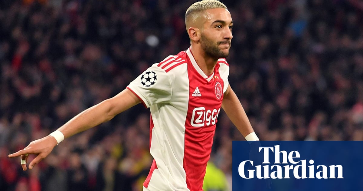 Ajax Announce Deal To Sell Hakim Ziyech To Chelsea For Fee Rising To 44m Chelsea The Guardian
