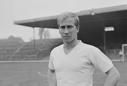 Bobby Charlton at Highbury in 1959.