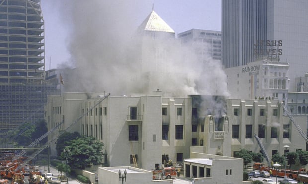 what LA lost when its library burned down, The Guardian