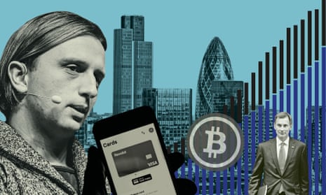 Revolut, which was co-founded by Nikolay Storonsky, left, has been praised by chancellor Jeremy Hunt, right.