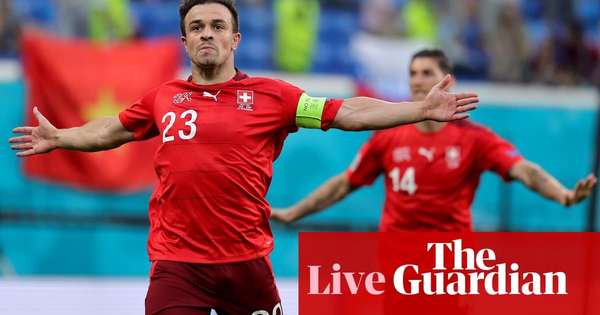 Switzerland v Spain: Euro 2020 quarter-final goes to extra-time – live!