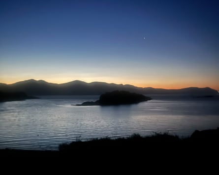Dusk on the Isle of Lismore.