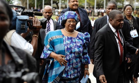 Joyce Banda in 2012.