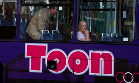 A Toon bus in Newcastle