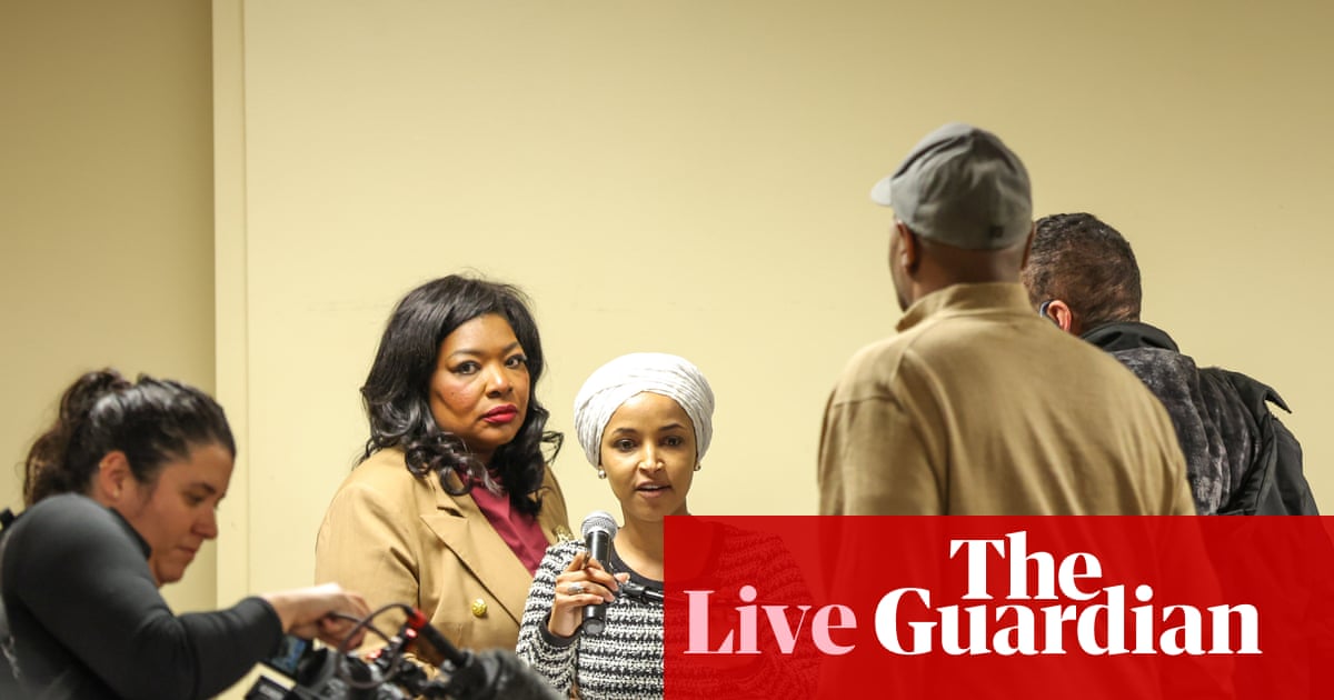 ‘I don’t let bullies win’ Ilhan Omar says after attack, as Trump says he will ‘de-escalate’ in Minneapolis – US politics live