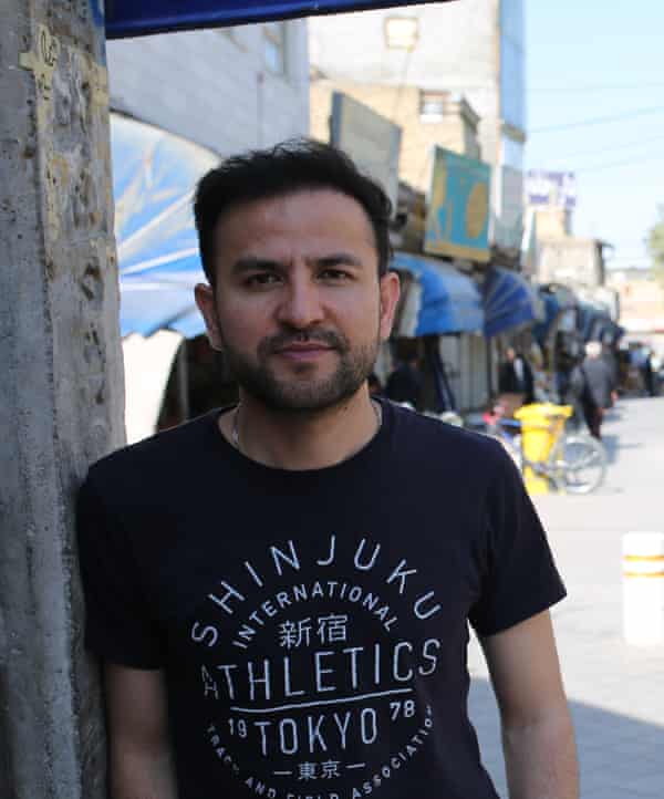 Afghan poet and visual artist Elyas Alavi now lives in Adelaide