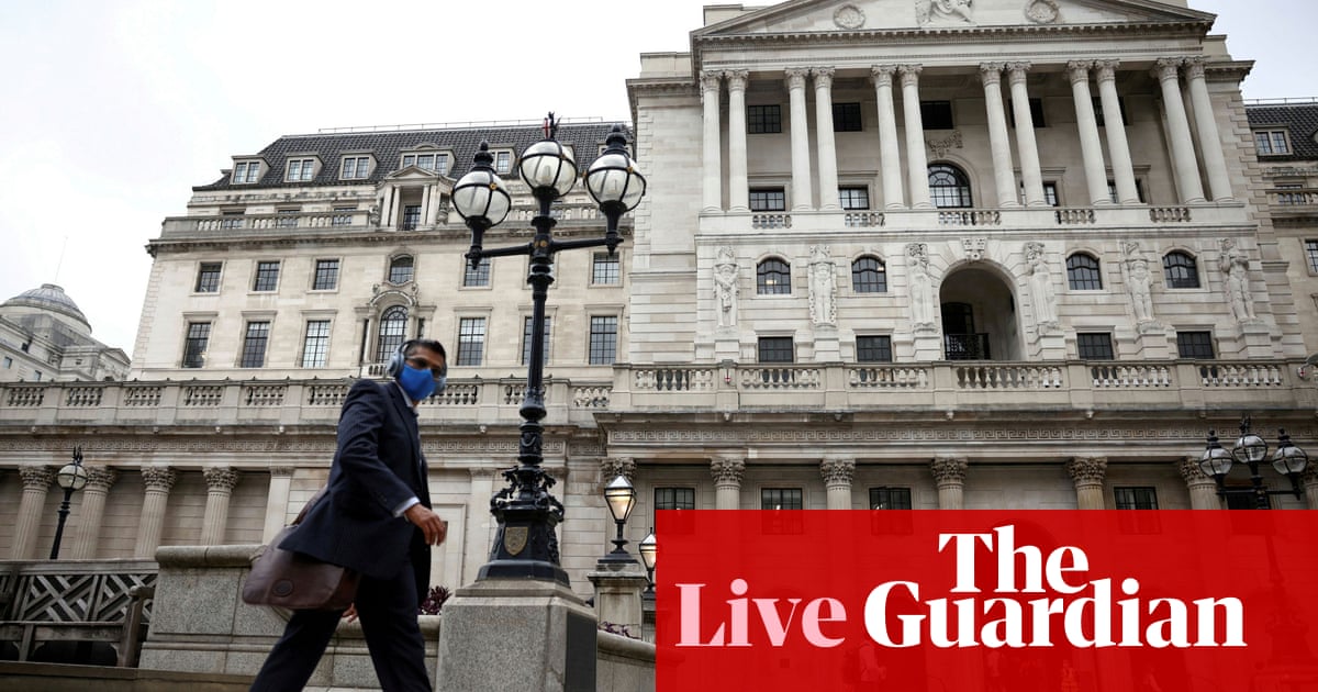 Bank of England warns of increased risk-taking in global financial markets – business live