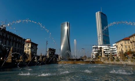 Milan’s  towers designed by Zaha Hadid and Arata Isozaki are monuments to its prosperity.