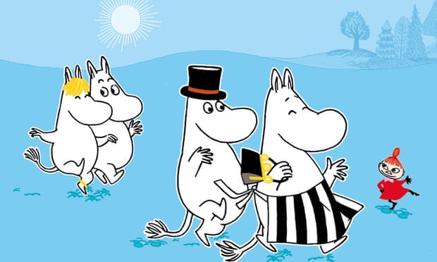The Moomins, the Swedish-speaking product of Finnish author Tove Jansson, and beloved by English-speaking children